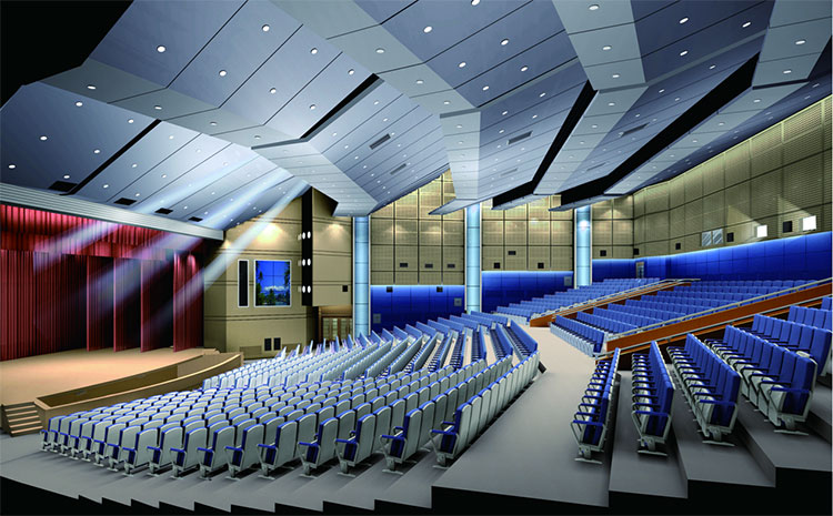 Mengapa Harbin Lecture Hall memilih untuk menggunakan kelongsong dinding aluminium?