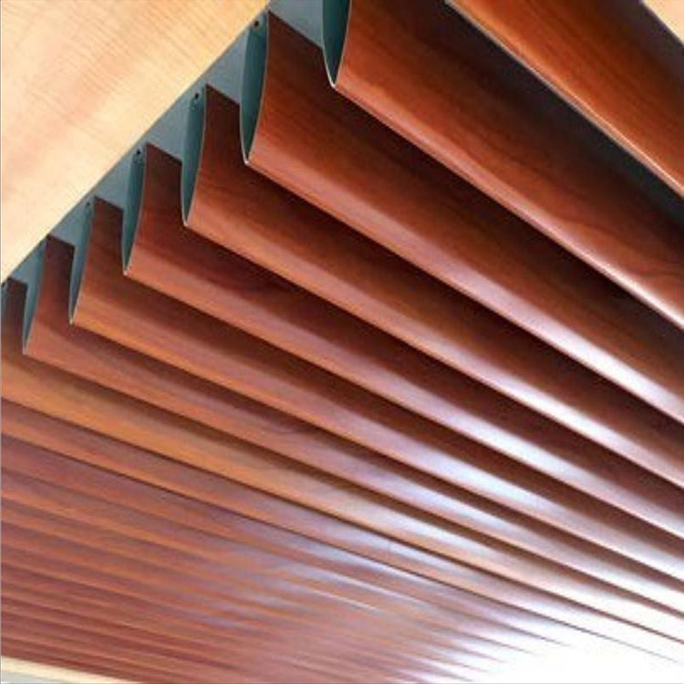 Sistem Profil Plafon Logam Aluminium berbentuk peluru