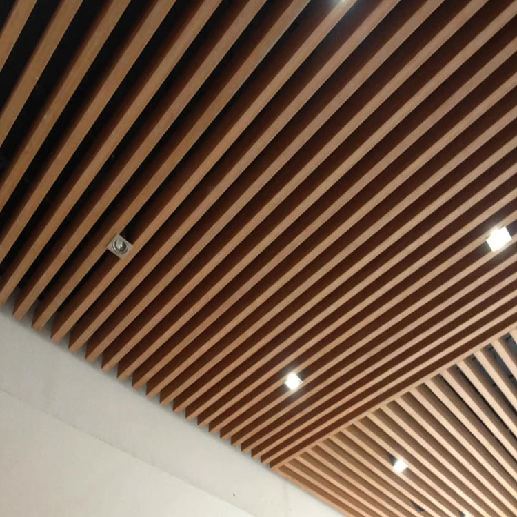 Plafon Tabung Aluminium Persegi Profil Berbentuk U